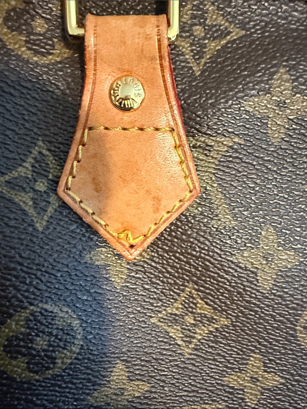 Louis Vuitton Monogram Canvas Satchel in Brown and Tan - Picture 13 of 16